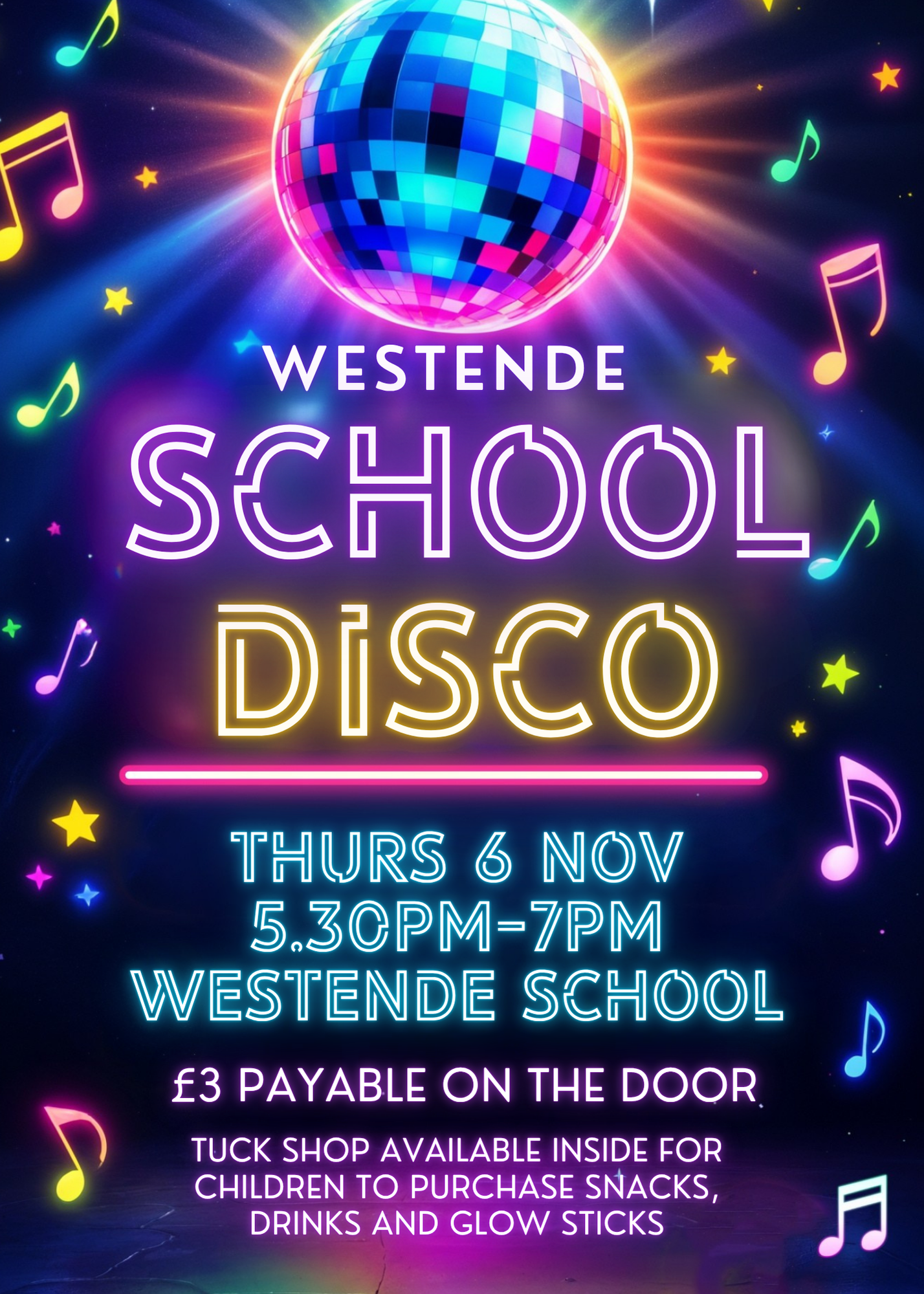 Westende School Disco Nov 25